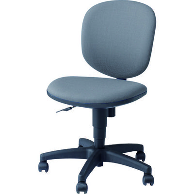 ナイキ NAIKI ワークチェアー(肘なし) SER型/グレー/布張り/肘なし SER510F-GL 1脚 124-5167（直送品）