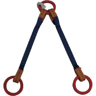 シライ ベルトスリング 金具付きシグナルスリング[[R上]] KDRR 1.0トン 長さ1.5m KDRR-1X1.5 1本（直送品）