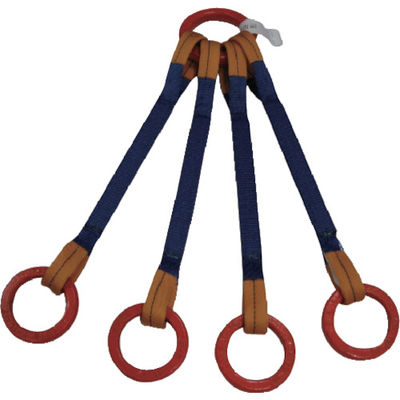 シライ ベルトスリング 金具付きシグナルスリング[[R上]] KQRR 5.0トン 長さ3.0m KQRR-5X3.0 1本（直送品）