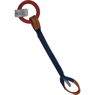 シライ ベルトスリング 金具付きシグナルスリング[[R上]] KSER 0.63トン 長さ2.5m KSER-0.63X2.5 1本（直送品）