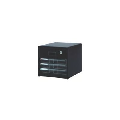 ナカバヤシ 書類ケース アバンテV2レターケース浅3段×鍵付1段 黒 AL-R4-D 1台 723-7197（直送品）