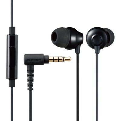 ステレオイヤホン/カナル型/φ3.5mm/マイク付/Fast Music/F12C/10.0mmドライバー/ブラック EHP-F12CMBK（直送品）