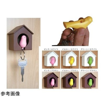 アズワン スパロウキーリング グリーン×ホワイト 65-1335-44 1個（直送品）