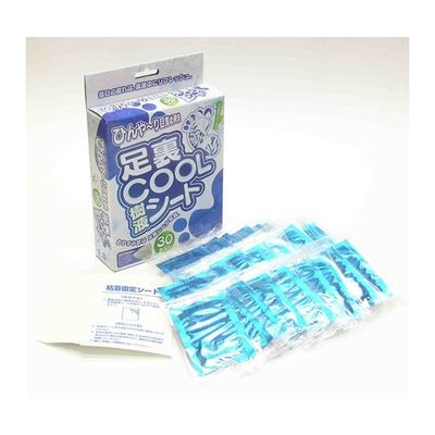 アズワン 足裏 COOL 樹液シート 30枚×36個入 65-1335-97 1ケース(1080枚)（直送品）