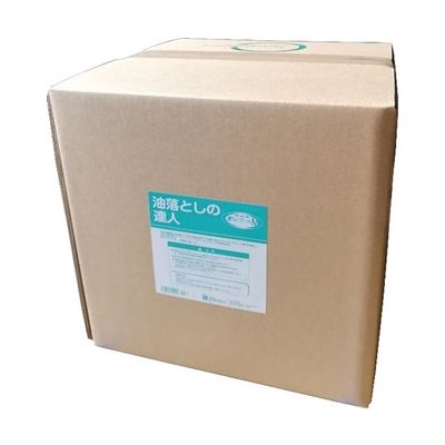 エヌジェイ 洗浄剤 油落としの達人 魔りょくりーんM 18kg 65-2325-37 1箱（直送品）