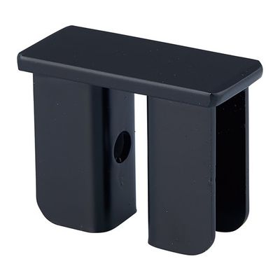 アズワン フォールディングスリット什器用連結金具 黒 2個入 65-2332-29 1セット(2個)（直送品）