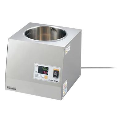 アズワン オイルバス (丸型槽) 出荷前点検検査書付 OB-200M 1台 1-3149-41-22（直送品）