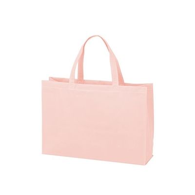 アズワン 不織布バッグ 角底中横 ライトピンク 63-1290-78 1箱(100枚)（直送品）