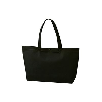 アズワン 不織布バッグ 船底ホック付きA4横 黒 63-1291-40 1箱(100枚)（直送品）