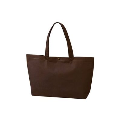 アズワン 不織布バッグ 船底ホック付きA4横 ダークブラウン 63-1291-44 1箱(100枚)（直送品）