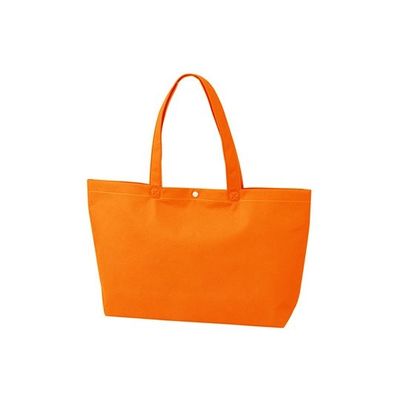 アズワン 不織布バッグ 船底ホック付きA4横 オレンジ 63-1291-47 1箱(100枚)（直送品）