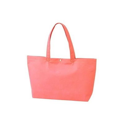 アズワン 不織布バッグ 船底ホック付きA4横 ピンク 63-1291-51 1箱(100枚)（直送品）