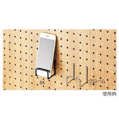 アズワン 有孔パネル用ワイドフック W5.4cm 5本組 BK 63-3373-46 1組(5本)（直送品）