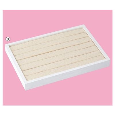 アズワン ウッドトレイ 台紙ディスプレイ台 M ホワイト 63-3374-31 1台（直送品）