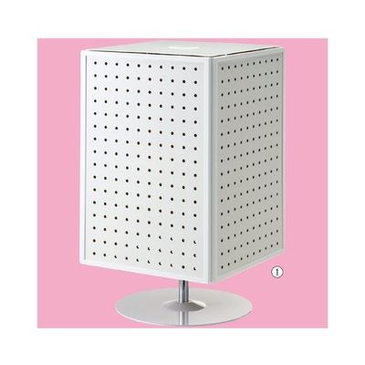 アズワン 卓上4面回転有孔パネル什器 ホワイト 63-3373-13 1台（直送品）
