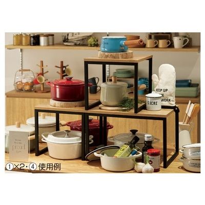 アズワン スチール製コの字ディスプレイ W45cm ラスティック 63-3375-44 1個（直送品）