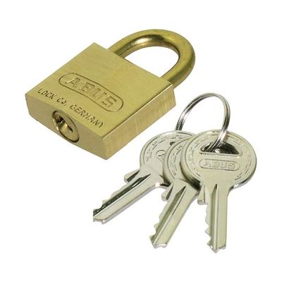 松冨 アバス シリンダー南京錠 63-5460-99 1個（直送品）