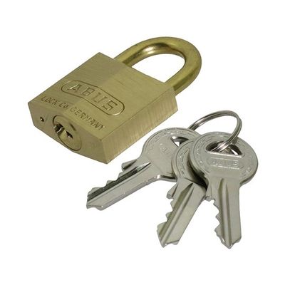 松冨 アバス シリンダー南京錠 63-5461-01 1個（直送品）