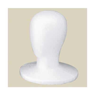アズワン マネキンヘッド 白 顔なし 63-5724-51 1個（直送品）