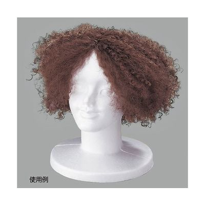 アズワン マネキンヘッド 白 顔付き 63-5724-53 1個（直送品）