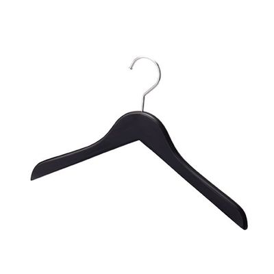 アズワン 木製 ハンガー 黒平型 W42cm 10本 63-5726-22 1セット(10本)（直送品）