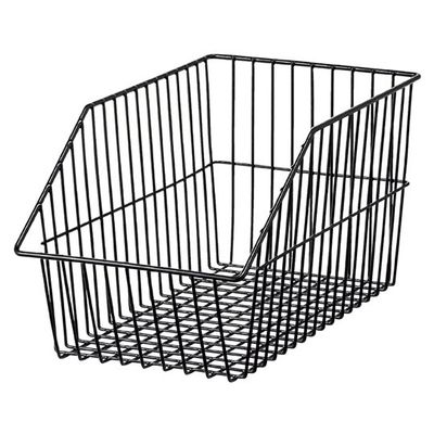 アズワン ネットカゴ W21.5cm ブラック 1個 63-5727-20（直送品）