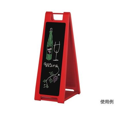 ハヤノ産業 黒板サイン チョーク用 レッド FSP-212 1台 64-0955-90（直送品）