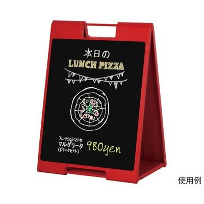ハヤノ産業 黒板サイン チョーク用 レッド FSP-712 1台 64-0955-80（直送品）