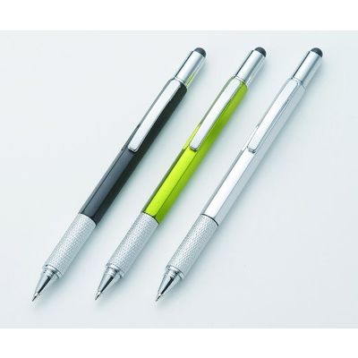 アズワン タッチペン付マルチツールペン グリーン 200本 64-4007-14 1箱(200本)（直送品）