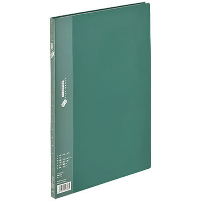 プラス クリアファイルA4S 40P グリーン FC-124SI 1冊（直送品）