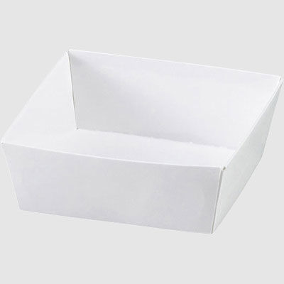 伊藤景パック産業 ベーキングトレー カラートレーK95 ホワイト 5134214 1袋(50枚)（直送品）