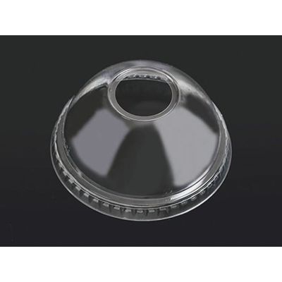 ケーピープラテック プラコップ クリアカップDY-D92 (ドーム蓋)穴開 54998 1袋(50枚)（直送品）