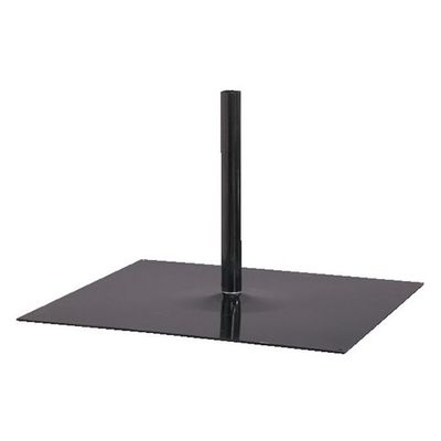 のぼり屋工房 ポール台 鉄板 45cm 黒 941 1個 62-7067-41（直送品）