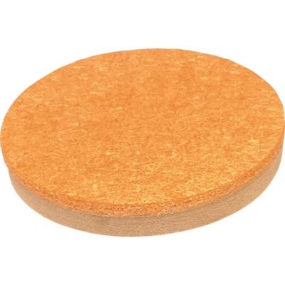 アイテック 光 フェルトパッド89mm丸×13mm粘着なし KFPDN-891 1セット(5個) 353-2185（直送品）