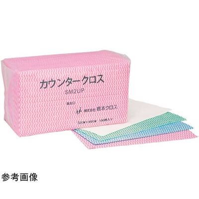 橋本クロス カウンタークロス ブルー 100枚×9袋 79521 1ケース(9袋) 67-2518-10（直送品）