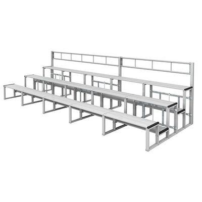 パックス工業 標準観覧席 3段5連セット 手すり付 K-35ST 1セット 63-1219-50（直送品）