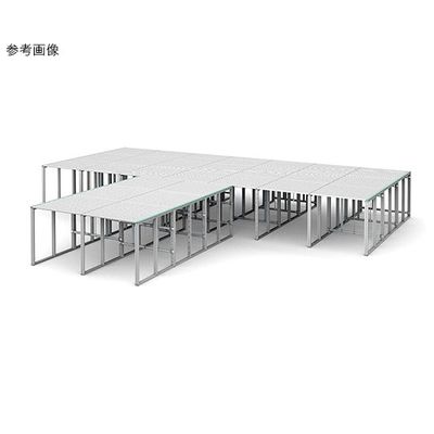 パックス工業 花道ステージH900 Eセット S-ES90WH 1セット 63-1217-71（直送品）