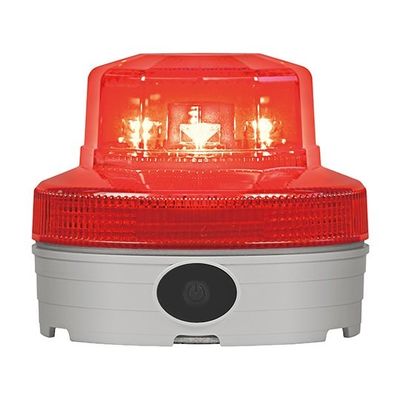 日惠製作所 電池式回転灯 Φ88ニコUFOmight(赤) VK09B-004MR 1個 62-4927-04（直送品）