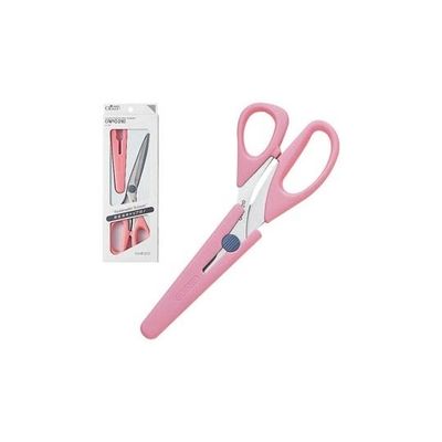 クロバー ステンレスはさみ 「キャポ」 210 ピンク (21cm) 36653 1個 62-4083-40（直送品）