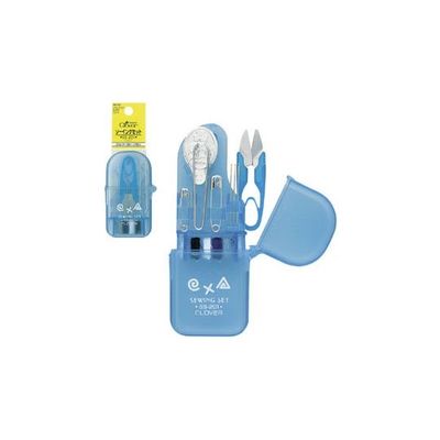 クロバー ソーイングセット 「SSー201」 ブルー 38121 1個 62-4083-85（直送品）