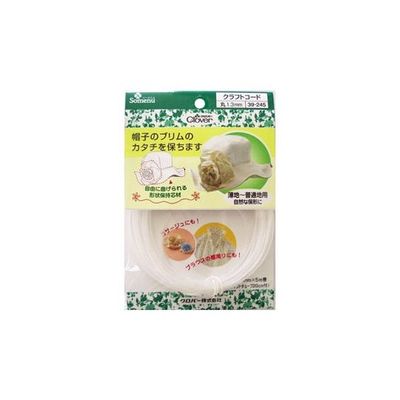 クロバー クラフトコード 丸1.3mm 39245 1個 62-4083-97（直送品）