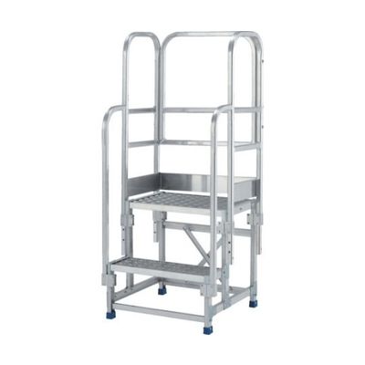 アルインコ 作業台 金具SUS仕様フルセット手すり付き CMT266AST 1台 62-8867-60（直送品）