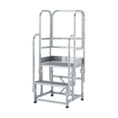 アルインコ 作業台 金具SUS仕様フルセット手すり付き CMT276AST 1台 62-8867-62（直送品）