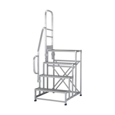 アルインコ 作業台 金具SUS仕様片側手すり付き CMT4106DST 1台 62-8867-67（直送品）