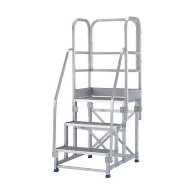 アルインコ 作業台 金具SUS仕様フルセット手すり付き CMT396AST 1台 62-8867-66（直送品）