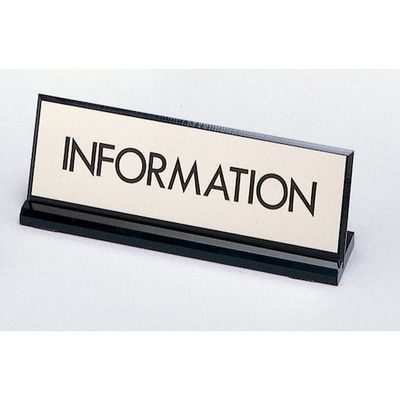 光 サインプレート INFORMATION PL902-11 1セット(5個) 346-8125（直送品）