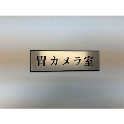 光 サインプレート 胃カメラ室 PL110-149 1セット(5枚) 359-8122（直送品）