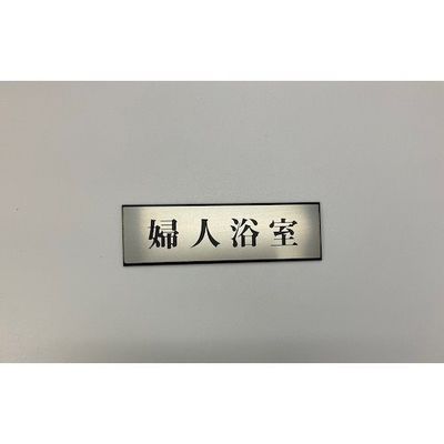 光 サインプレート 婦人浴室 PL110-165 1セット(5枚) 346-8190（直送品）