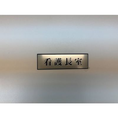 光 サインプレート 看護長室 PL110-182 1セット(5枚) 344-7555（直送品）