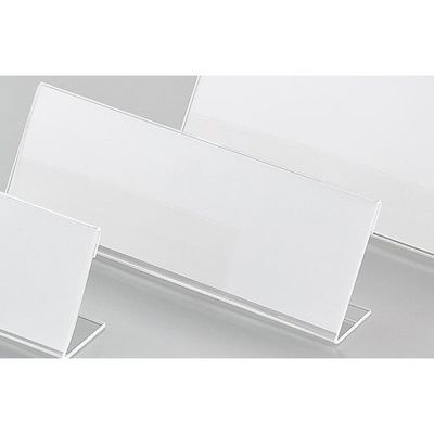 光 L型カード立 65×180mm L-8 1セット(10個) 352-9027（直送品）